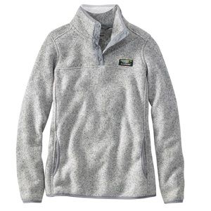 EUC. LL Bean Grey Hooded Pullover.